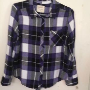 Arizona Jeans size XL button up flannel top